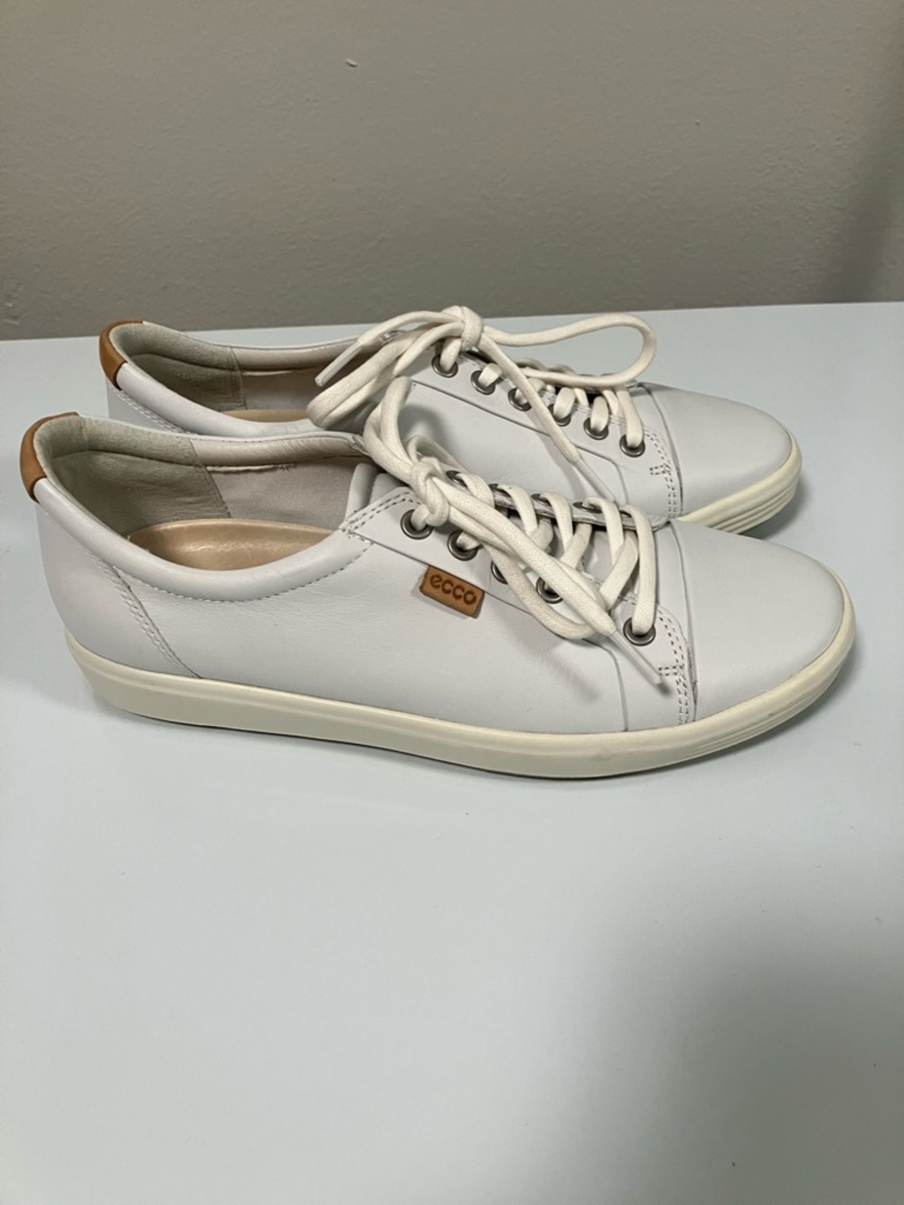 Ecco Leather sneakers white size 39 8-8.5